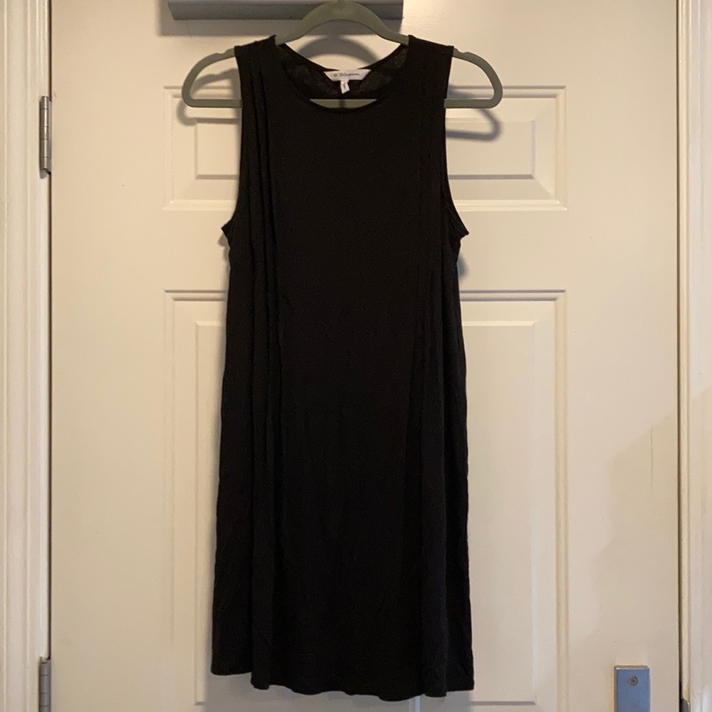 Black BCBGeneration Sleeveless Knit Dress